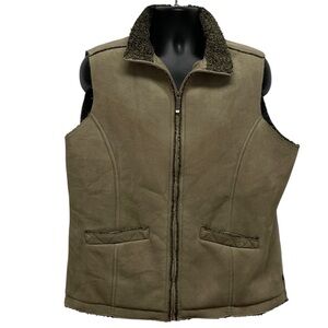 Woolrich Women's Khaki Vest Size XL